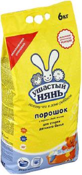Стиральный порошок Ушастый нянь детский 6 кг
