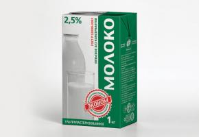 Молоко Пятигорское 2,5% 1л.