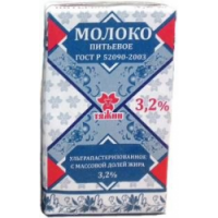 Молоко питьевое Тяжен 3.2% 1л