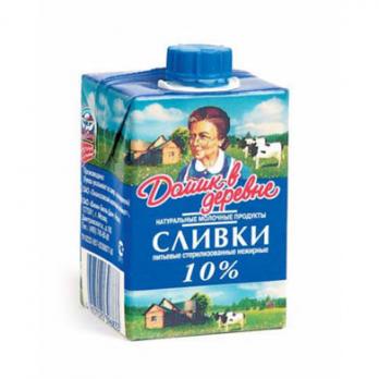 Сливки Домик в деревне 10% 200 мл