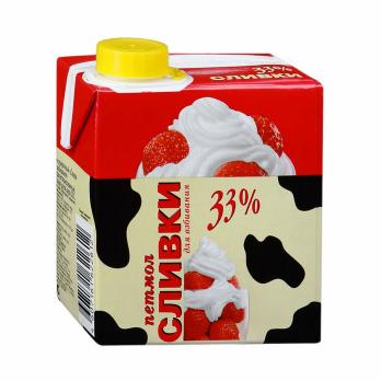 Сливки "Петмол" 33% 0,5 л