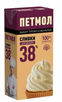 Сливки "Петмол" 38% 1 л