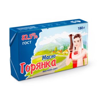 Масло "Горянка" 82.5% 180гр