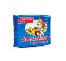 Масло сливочное Вологодское деревенское 82,5% 180г