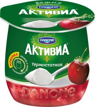 Активиа термостатный со вкусом Вишни 2,7%, 170г