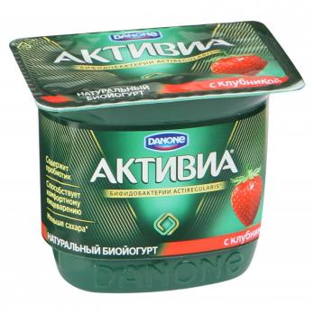 Активиа клубника 2,9%, 150г