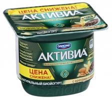 Активиа с орехами, семенами чиа и ванилью 3,1% 150г