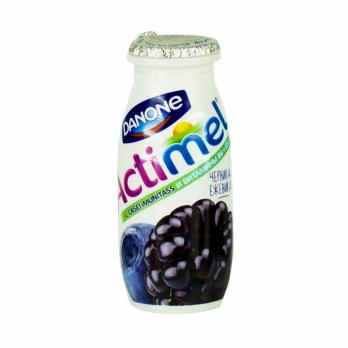 Кисломолочный продукт Actimel черника ежевика 2,5% 100 г