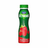 Йогурт Активиа питьевой клубника-земляника 2,0% 290 г