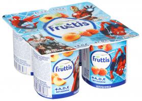 Йогурт. FRUTTIS "Легкий" кБанан-Клубника мультвит.для детей 2.5% 110гр