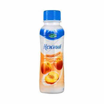 Напиток йогурт. "Нежный" 285 гр с соком персика 0.1%