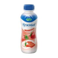 Напиток йогурт. "Нежный" 285 гр с соком клубники 0.1%