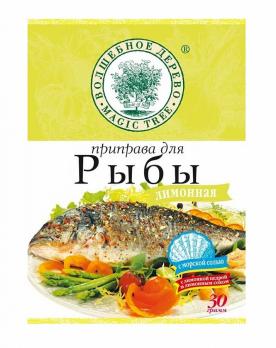 Приправа Волшебное дерево для рыбы лимонная 30г