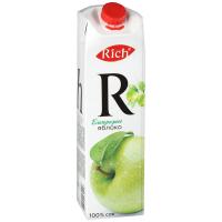 Сок Rich Яблоко 100% 1л