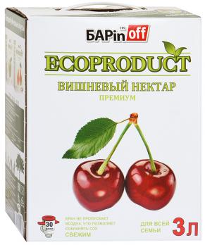 Сок Вишневый с добавлением сока прямого отжима 3л