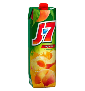 Сок J-7 Персик с мякотью 1л (1*12)