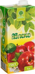 Нектар "Плодовое" яблочный 1л (1*6)