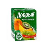 Нектар Добрый Муьтифрукт 0.2л (1*27)Нектар Добрый Муьтифрукт 0.2л (1*27)