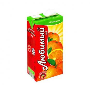 Любимый Нектар Апельсин 1л (1*12)