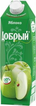 Сок Добрый Яблочный 1 л