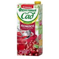 Компот Фруктовый сад процеженный Вишневый 0,95л