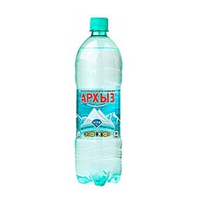 Вода питьевая минеральная газированная Архыз 1 л