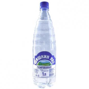 Вода минеральная газированная Шишкин лес 1л (1*6)