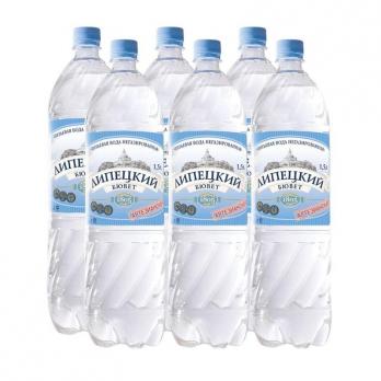 Вода мин. Липецкий Бювет б/г 1,5л (1*6)
