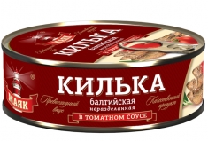 Килька в томат. соусе "Маяк" 230гр консерв.