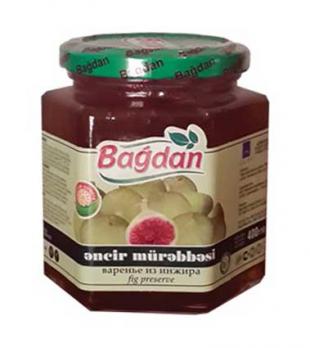 Варенье инжировое Bagdan 400г. ст. бут.
