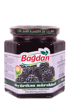 Варенье ежевичное Bagdan 400г. ст. бут.Варенье ежевичное Bagdan 400г. ст. бут.