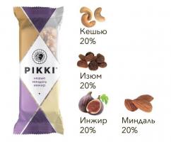 Батончик фрукт-орех. Кешью /Миндаль/ Инжир 35г п/э