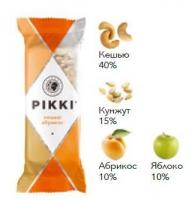 Батончик фрукт-орех . Кешью/ Абрикос 35г п/э