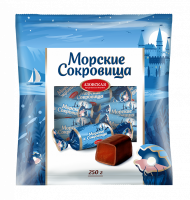Конфеты помадные глазированные"Морские Сокровища" 250нр