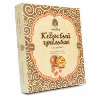 Конфеты Грильяж кедр с клюкв в шок глазури 120г