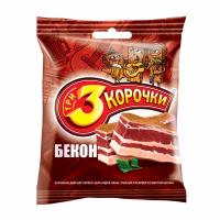 Сухарики ржаные Три корочки со вкусом бекона 40 гр