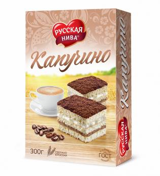 Торт Русская нива Капучино 300г