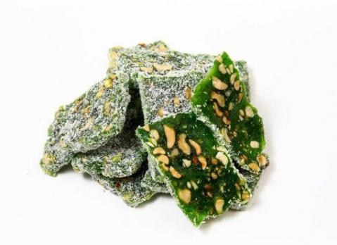 Джезерье листики с ореховой начинкой (киви)