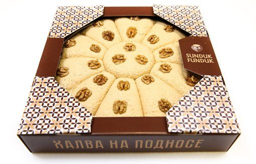 Халва арахисовая с грецким орехом