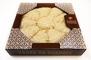 Халва кунжутная с миндальными лепестками