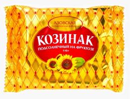 Козинак подсолнечный на фруктозе 110гр Азовская КФ