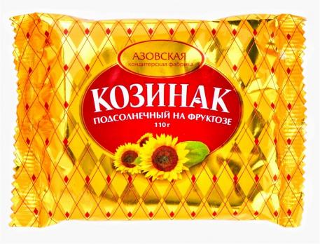 Козинак подсолнечный на фруктозе 110гр Азовская КФ