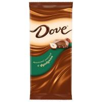 Dove молочный шоколад с фундуком 90 гр