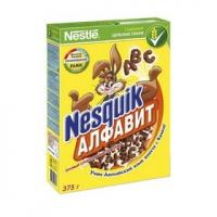 Сухие завтраки Nesquik шоколадный вкус Алфавит 375 гр