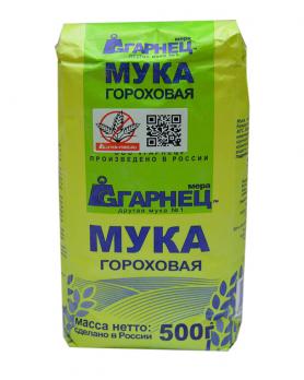 Мука "Гарнец" гороховая 500гр