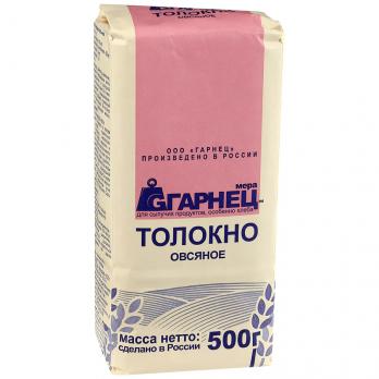 Мука "Гарнец" Толокно овсяное 500гр