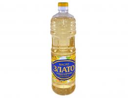 Масло подсолнечное рафинированное дезодорированное Злато, 1л