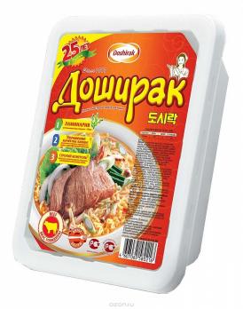 Лапша Доширак вкус говядины быстрого приготов. 90г