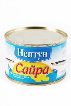 Сайра нат.тих.Нептун Южморыбфлот 240гр