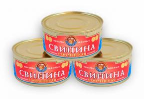 Свинина тушен.ТУ Смоленская "Советск" 325гр